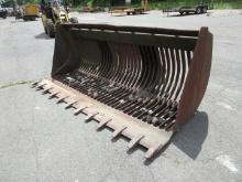 124" Screen Bucket With Teeth