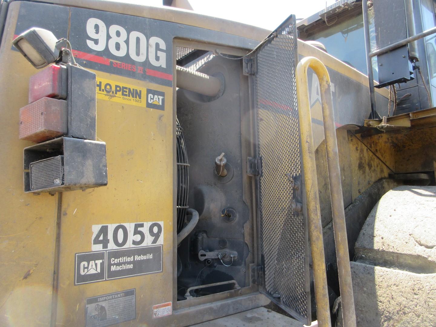 2004 CATERPILLAR 980G SERIES II RUBBER TIRE WHEEL LOADER
