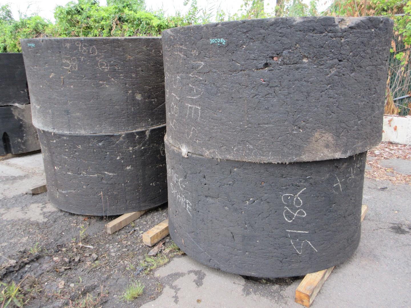 (4) SOLID WHEEL LOADER TIRES