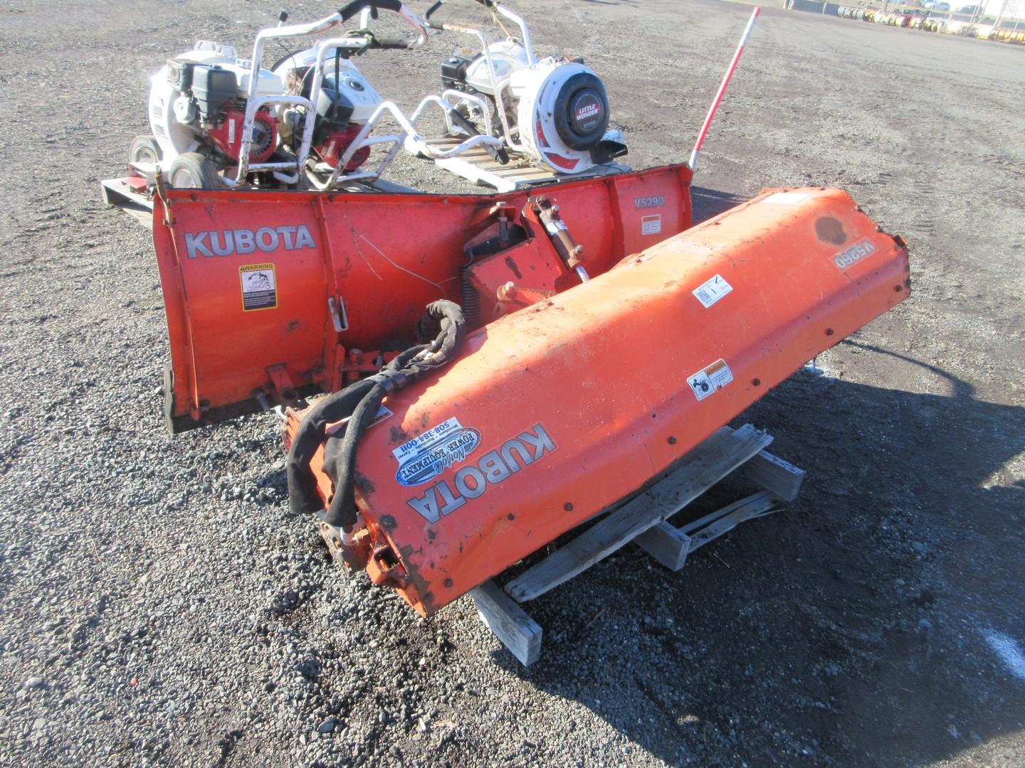 KUBOTA V5290 72" SNOW PLOW,