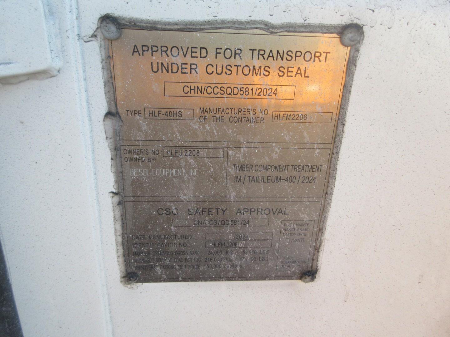 40' SEA CONTAINER