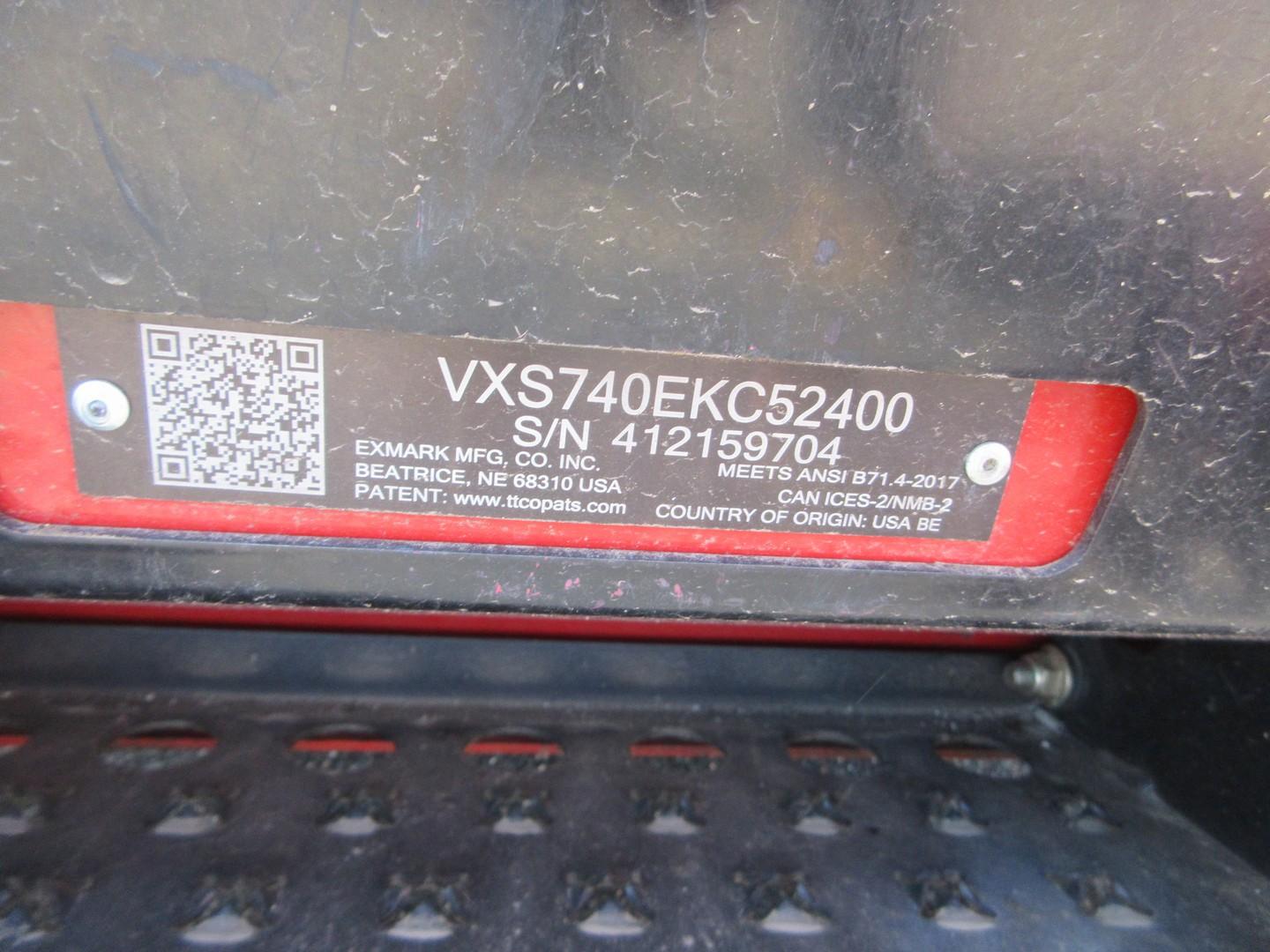 EXMARK VERTEX STANDER MOWER