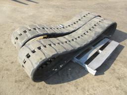 (2) CATERPILLAR RUBBER TRACKS