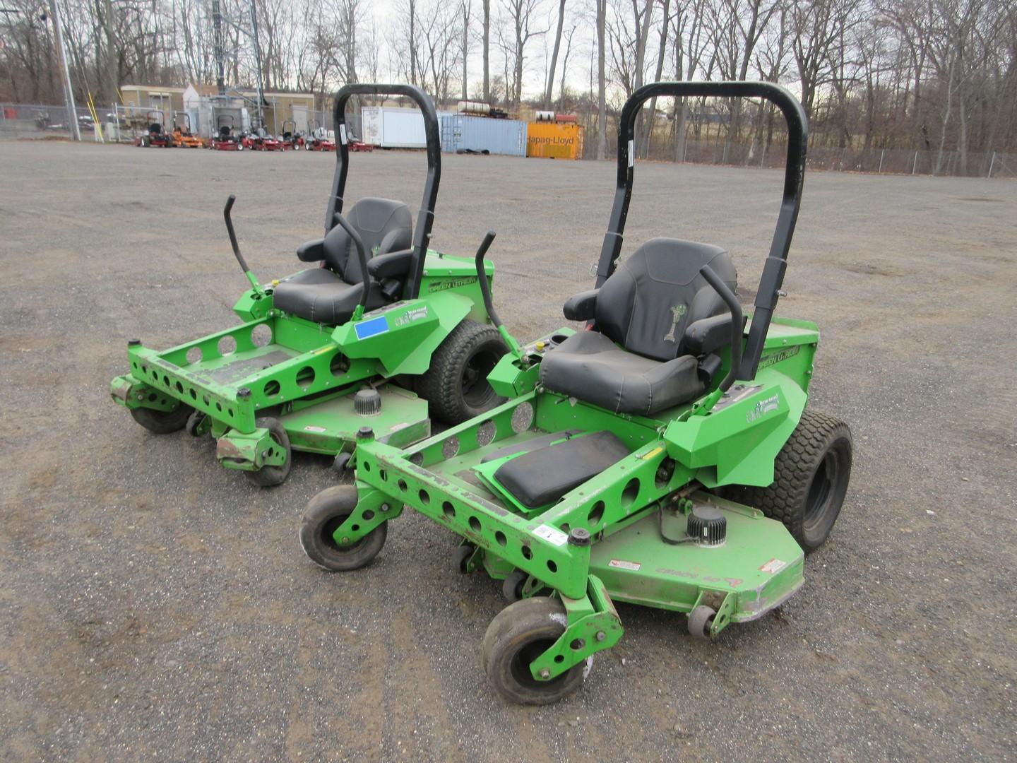 (2) MEAN GREEN CXR ZERO TURN MOWERS