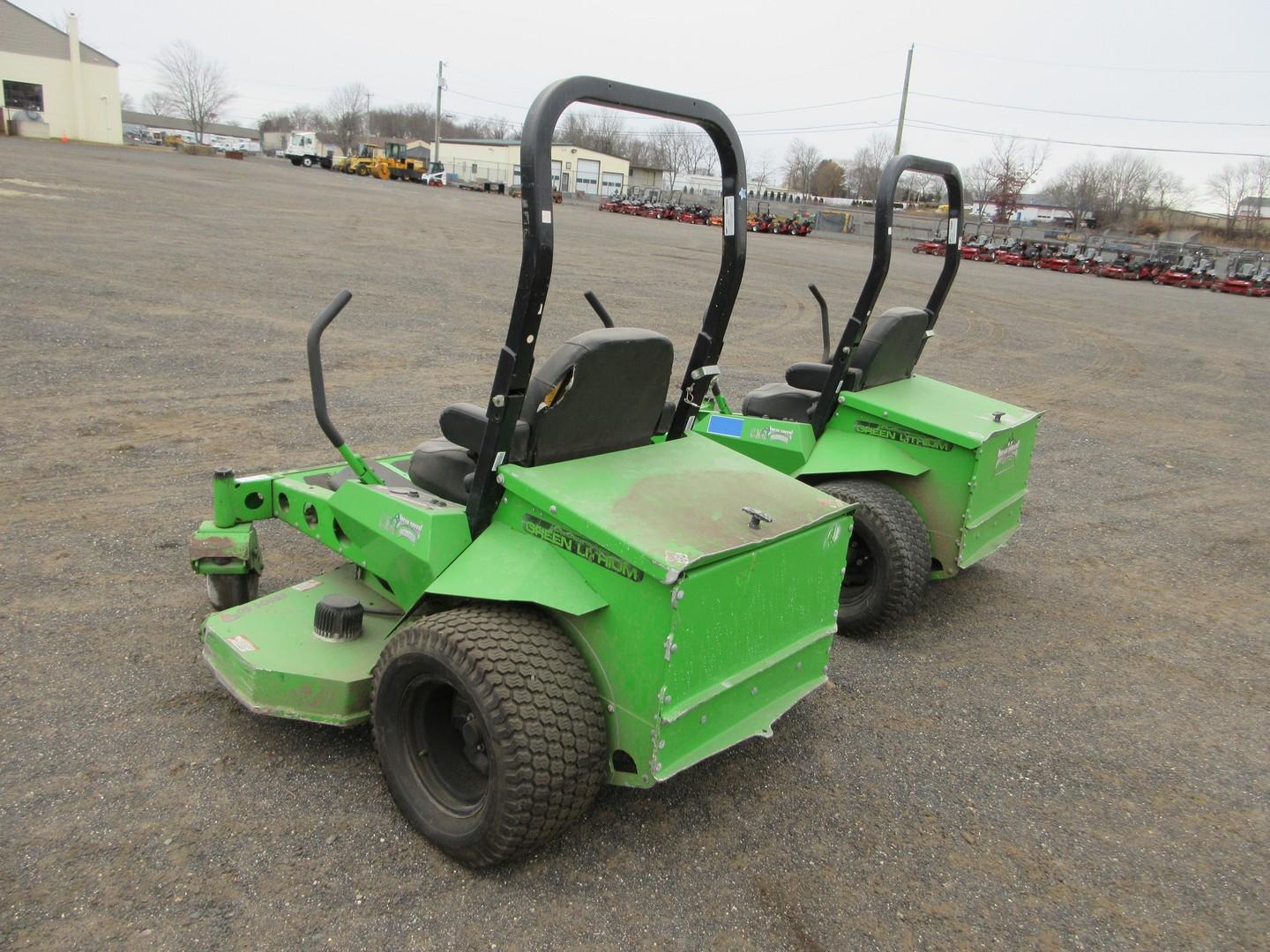 (2) MEAN GREEN CXR ZERO TURN MOWERS
