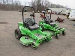 (2) MEAN GREEN CXR ZERO TURN MOWERS