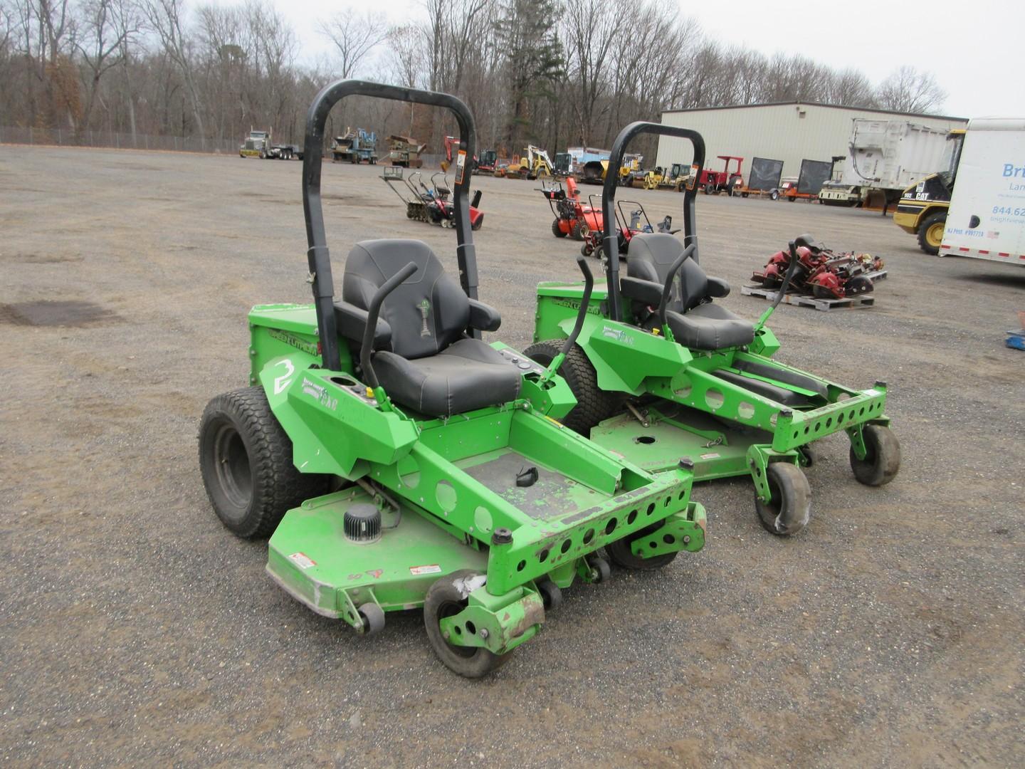 (2) MEAN GREEN CXR ZERO TURN MOWERS