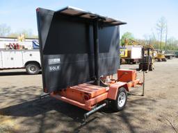 2012 AMERICAN SIGNAL TOW BEHIND MESSAGE BOARD