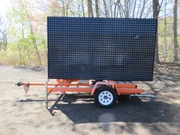 2012 AMERICAN SIGNAL TOW BEHIND MESSAGE BOARD