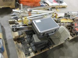 QUANTITY OF TRIPODS AND ASSORTED TOOLS
