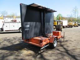 2012 AMERICAN SIGNAL TOW BEHIND MESSAGE BOARD