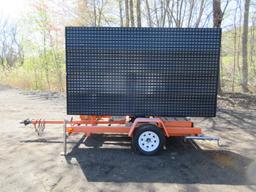 2012 AMERICAN SIGNAL TOW BEHIND MESSAGE BOARD
