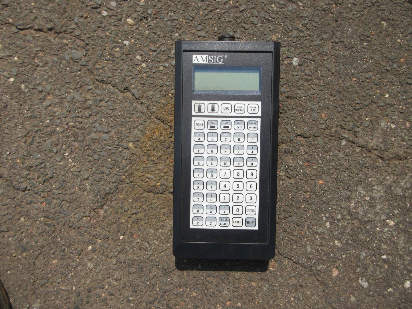 2012 AMERICAN SIGNAL TOW BEHIND MESSAGE BOARD