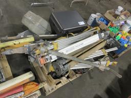 QUANTITY OF TRIPODS AND ASSORTED TOOLS