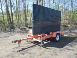 2012 AMERICAN SIGNAL TOW BEHIND MESSAGE BOARD