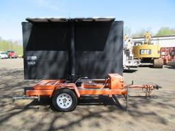 2012 AMERICAN SIGNAL TOW BEHIND MESSAGE BOARD