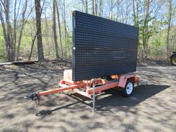 2012 AMERICAN SIGNAL TOW BEHIND MESSAGE BOARD