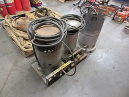 (3) PROPANE POWERED SPACE HEATERS