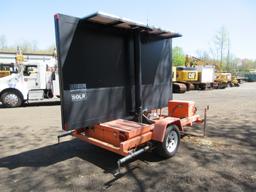 2012 AMERICAN SIGNAL TOW BEHIND MESSAGE BOARD