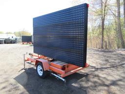 2012 AMERICAN SIGNAL TOW BEHIND MESSAGE BOARD