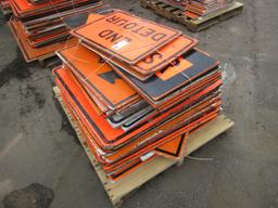 QUANTITY OF ASSORTED ROAD SIGNS