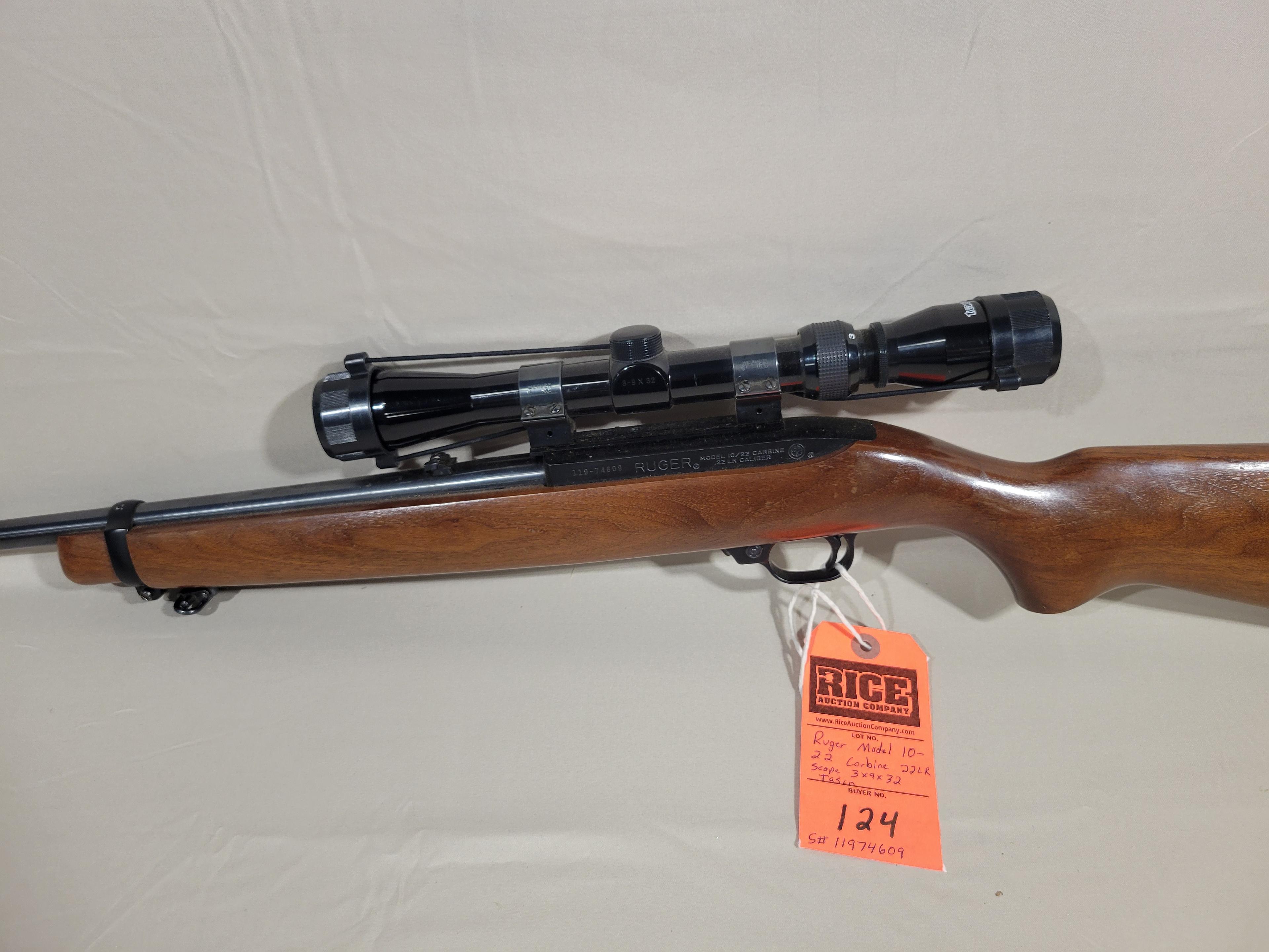 Ruger Model 10-22 Carbine 22LR w/ Scope