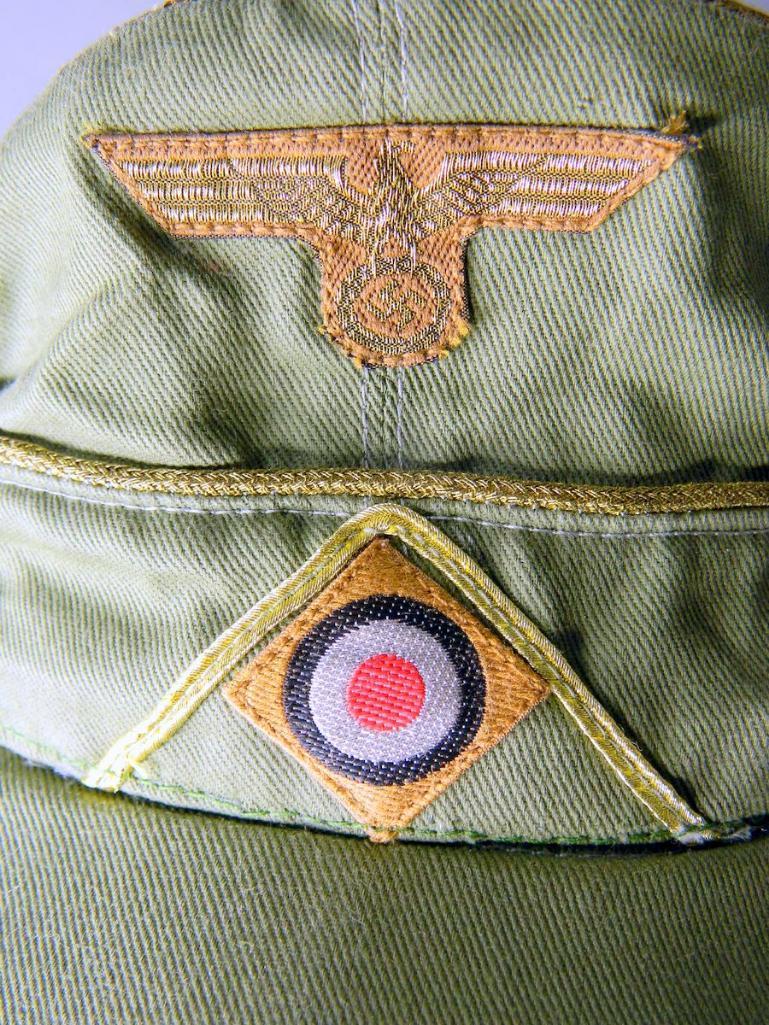 WWII Army Afrika Korps General M-43 Cap
