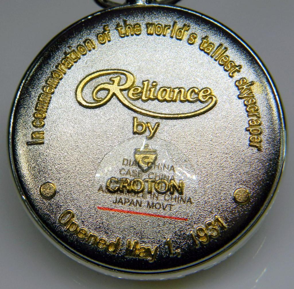 Collection of Twelve (12) Reliance by Croton Pocket Watches and Display Case