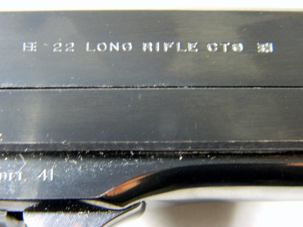 Smith & Wesson Model 41 .22 Caliber Semi-auto Pistol