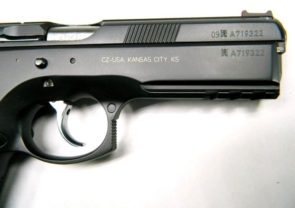 CZ Custom Model CZ 75 SP-01 Shadow 9x19mm Caliber Semi-auto Pistol New in Box