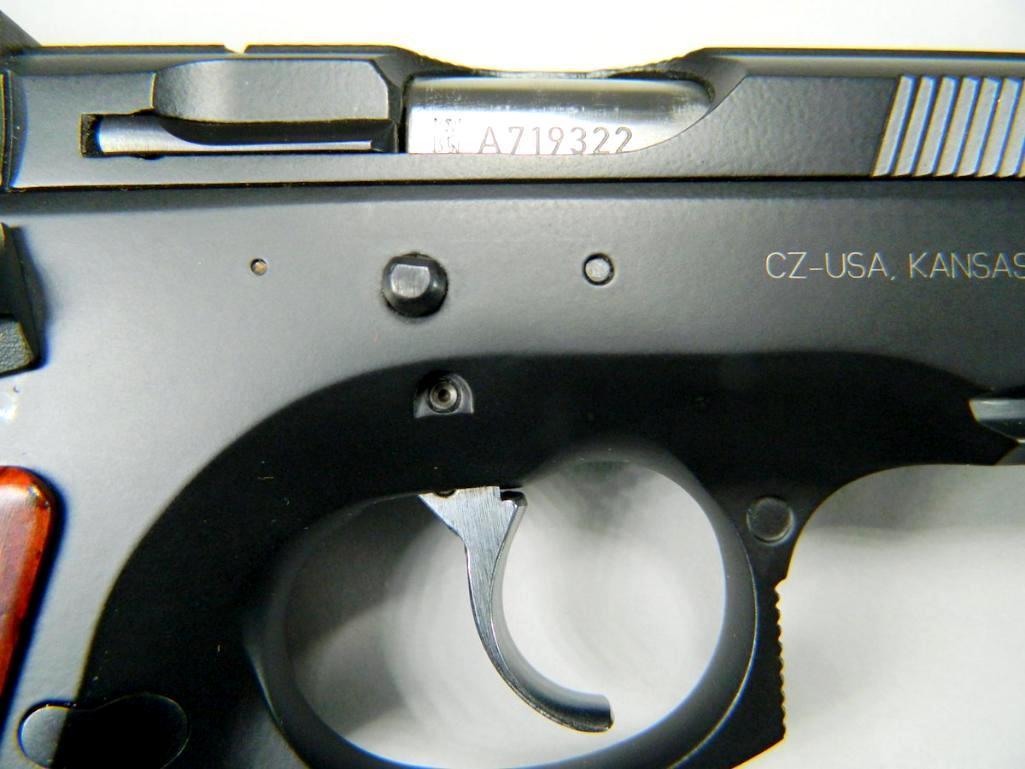 CZ Custom Model CZ 75 SP-01 Shadow 9x19mm Caliber Semi-auto Pistol New in Box