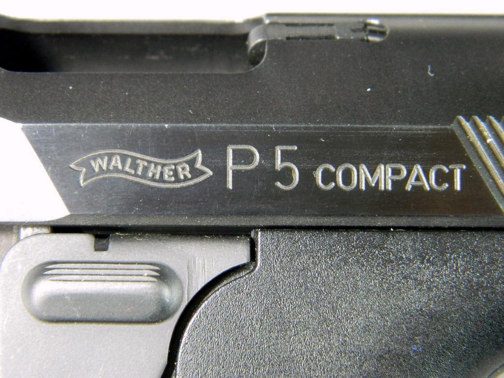 Walther P5 Compact 9mm Caliber Semi-auto Pistol, New in Box