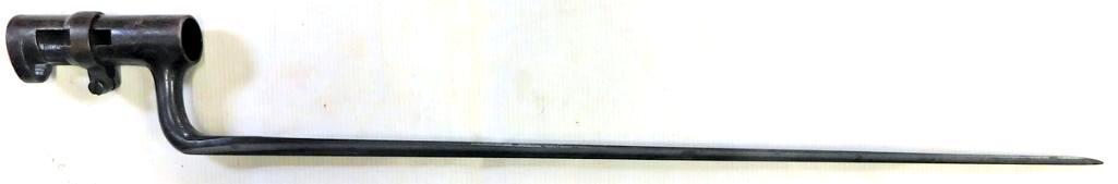 Enfield No. 4 Spike Bayonet with Scabbard