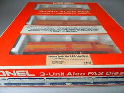 Lionel 3-Unit ALCO FA-2 Southern Pacific Triple Diesel Set