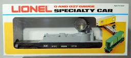 Lionel O & O27 Southern Pacific Piggyback and Penna Flat Cars with Trailers, and NYC Searchlight Car
