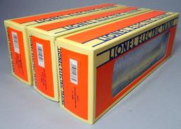 Lionel 'Katy'...Liquidfied Oxygen Car, Erie Four-Bay Hopper with Coal Load, and SP Flatcar with Load