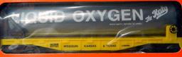 Lionel 'Katy'...Liquidfied Oxygen Car, Erie Four-Bay Hopper with Coal Load, and SP Flatcar with Load