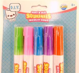 Grouping of D.I.Y. Soft and Slo Squishies Paint Markers, 24 Total