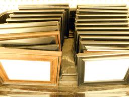 Picture Frames in Assorted Sizes and Colors, Wooden, Dozens of Units