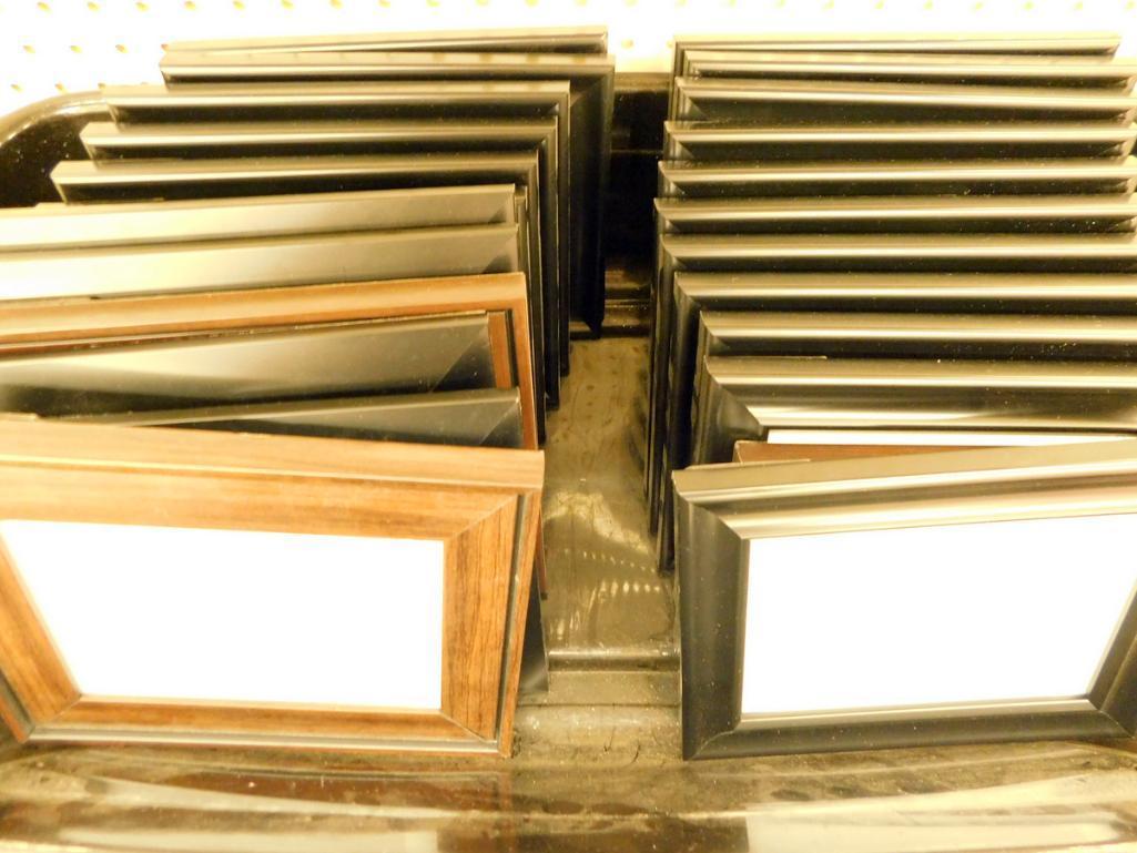Picture Frames in Assorted Sizes and Colors, Wooden, Dozens of Units