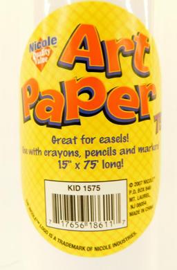 Art Paper Rolls, 9 Cases