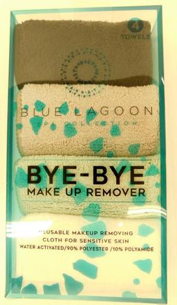 Blue Lagoon Bye-Bye Make Up Remover Packages, 13 Units