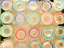 Apothecary Craft Jars, About 140 Units