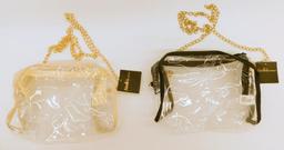 Large Lot of Small Clear Plastic Purses, About 3 Dozen