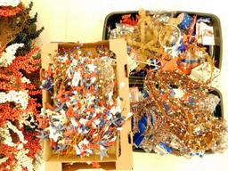 Assorted Red, White and Blue Patriotic Decor
