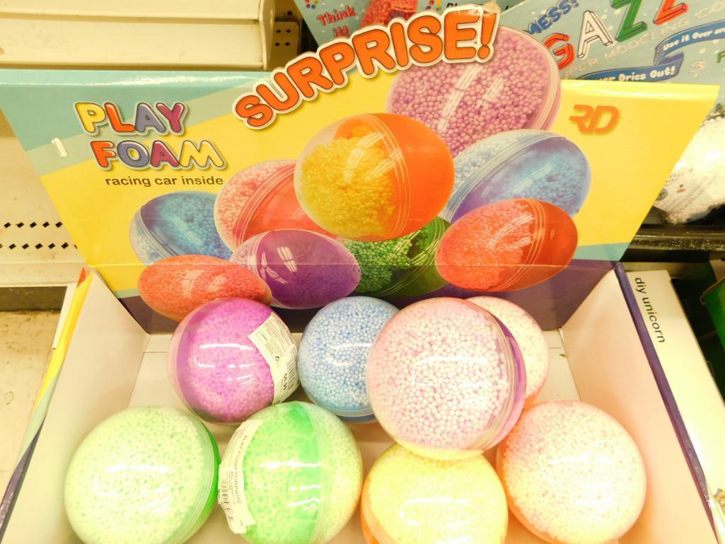Various Play Foam Kits and Balls, Dozens of Pieces