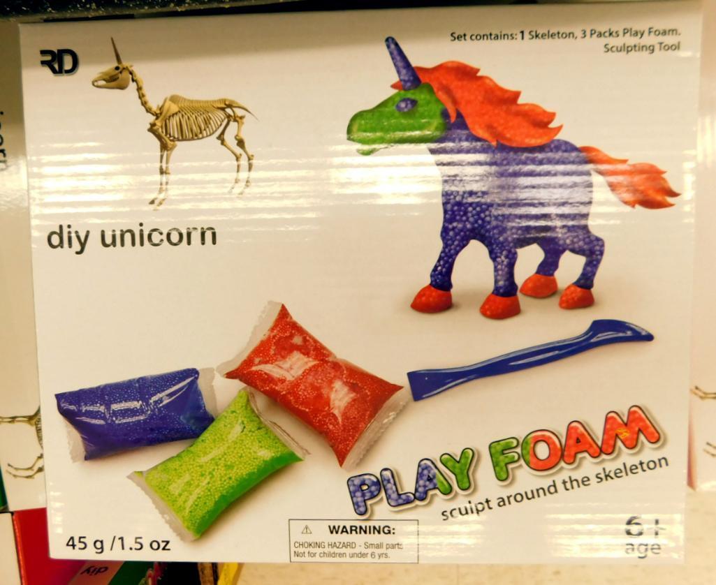 Various Play Foam Kits and Balls, Dozens of Pieces