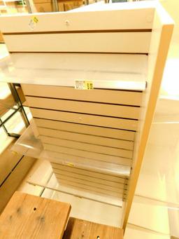 Gondola Island Slatwall Shelving Unit