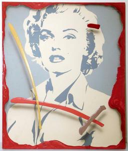 Jim Ceravolo Marilyn Monroe Mixed Media Pop Art