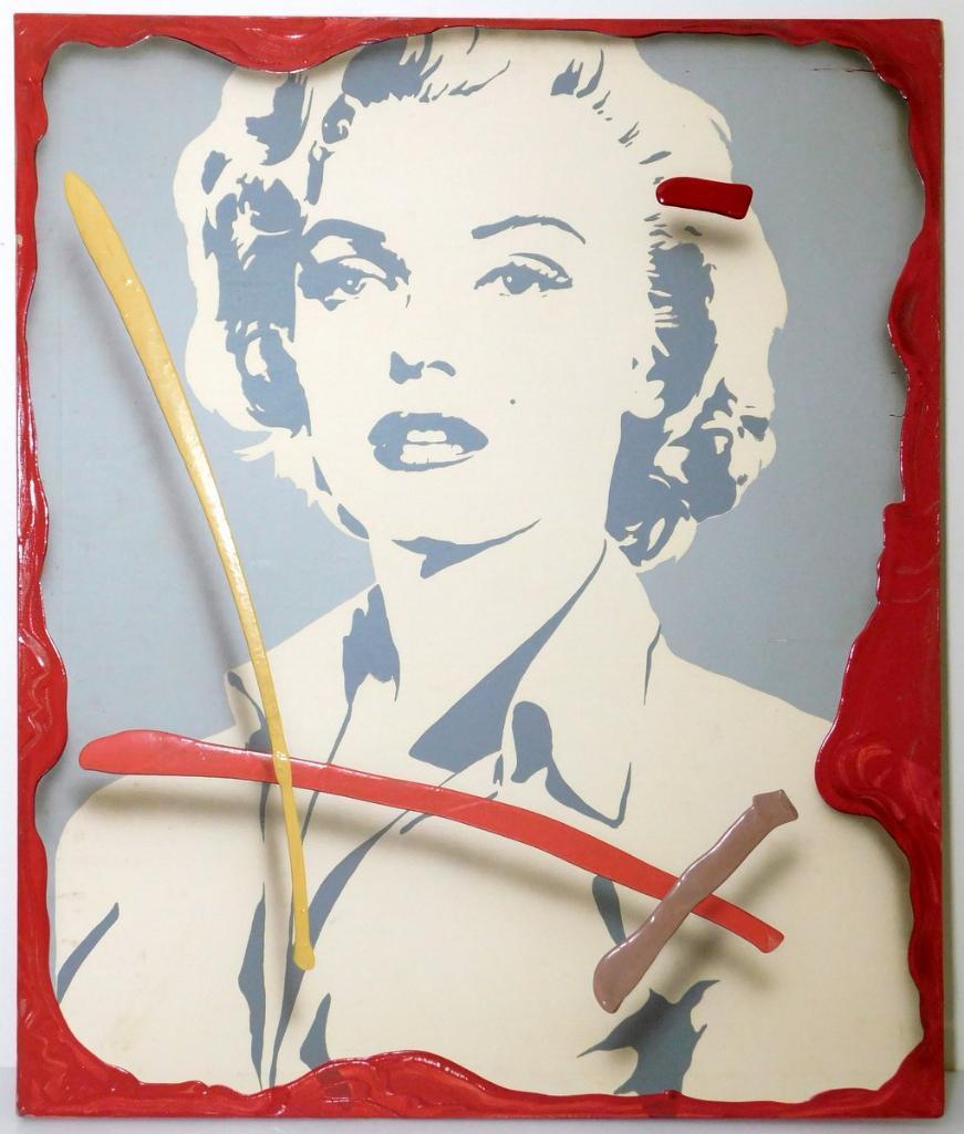 Jim Ceravolo Marilyn Monroe Mixed Media Pop Art